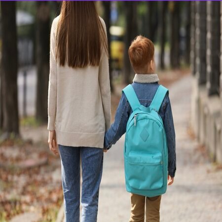 mamma bambino scuola